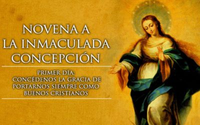 Novena a la Inmaculada Concepción de María. 1 de Diciembre. 19:10 horas.