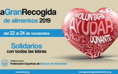 Vocalía de Caridad: Gran recogida para el Banco de Alimentos 2019.